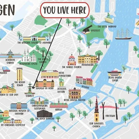 Spacious Double-apartment For 10 In Cph Center *
