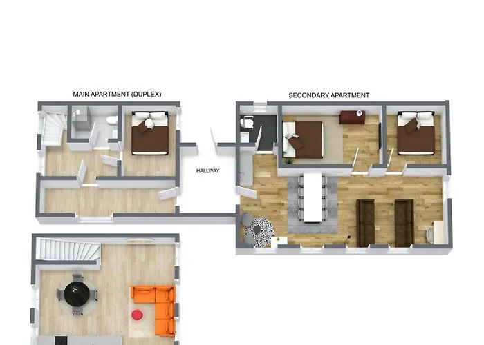 Spacious Double-apartment For 10 In Cph Center Apartmán